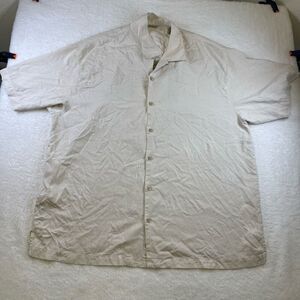 XXL Tommy Bahama Silk Camp Shirt Plugged Into Paradise Tour Summer 1993 Embroide